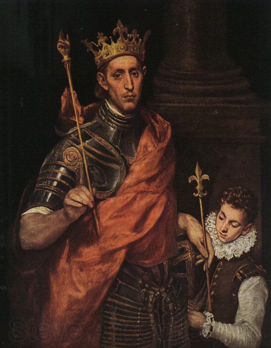 El Greco St. Louis Norge oil painting art